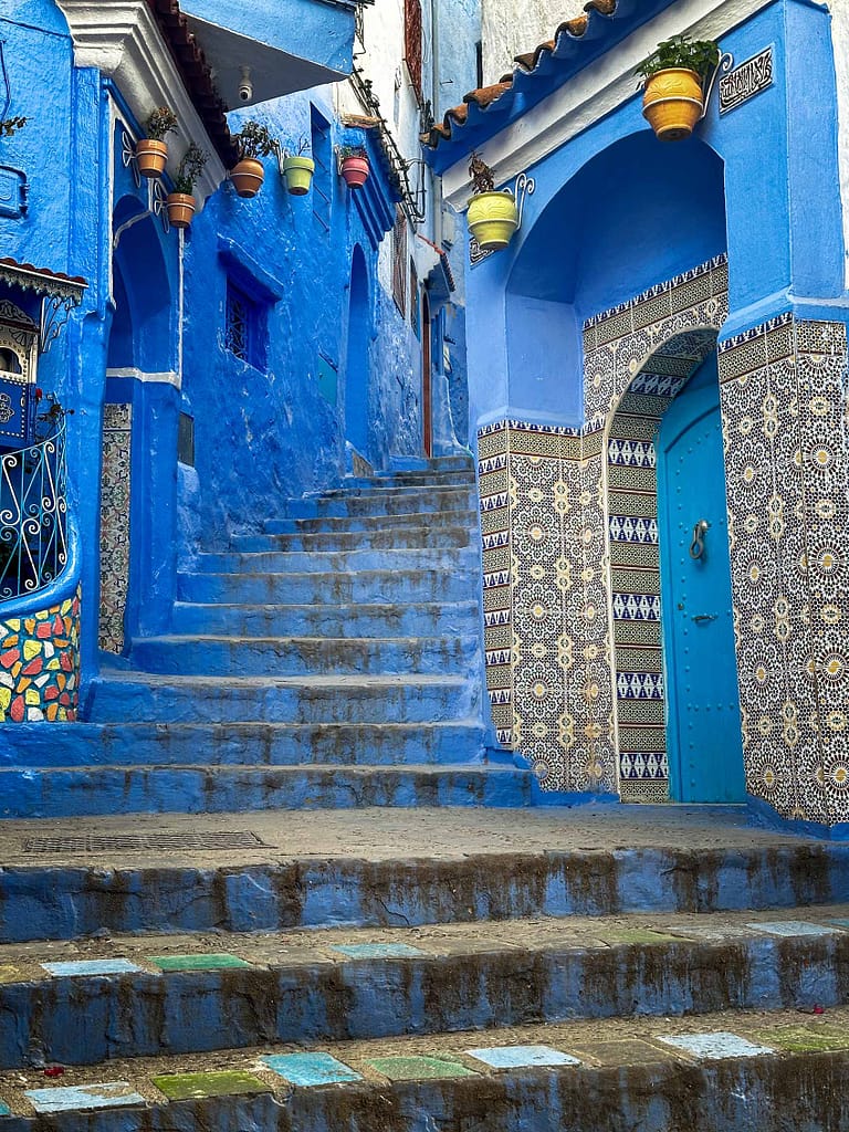 Chefchaouen – Die blaue Stadt Marokkos. Foto: Mario Vedder