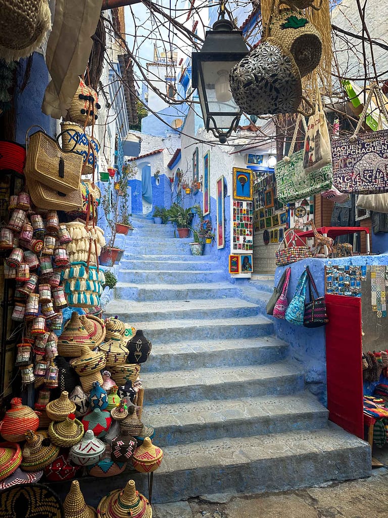 Chefchaouen – Die blaue Stadt Marokkos. Foto: Mario Vedder