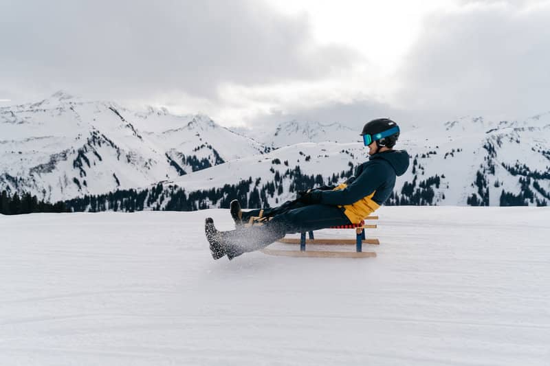 Rodeln in Damüls. Foto: Bregenzerwald Tourismus/Oostenrijk TV