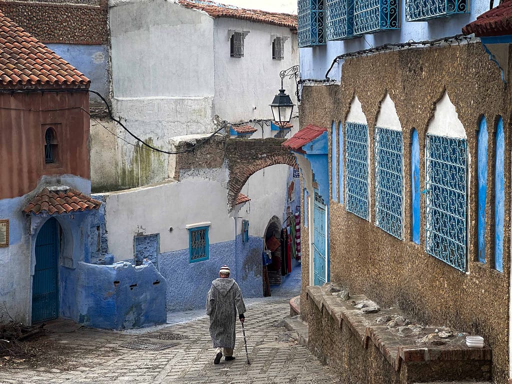 Chefchaouen – Die blaue Stadt Marokkos: Ein Märchen aus 1001 Nuancen Blau 5 Chefchaouen lebt auch vom Flair der andalusischen Architektur. Foto: Mario Vedder