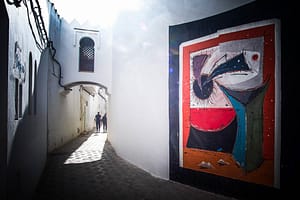 Asilah, Marokko: Die Kunst, durch Kunst eine Stadt wiederzubeleben – Vision am Atlantik 19 Asilah in Marokko lebt von farbenfroher Kunst im öffentlichen Raum: Ein Dialog, der die Mauern der Medina lebendig macht. Foto: Mario Vedder