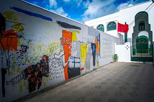 Asilah, Marokko: Die Kunst, durch Kunst eine Stadt wiederzubeleben – Vision am Atlantik 5 Asilah in Marokko lebt von farbenfroher Kunst im öffentlichen Raum: Ein Dialog, der die Mauern der Medina lebendig macht. Foto: Mario Vedder
